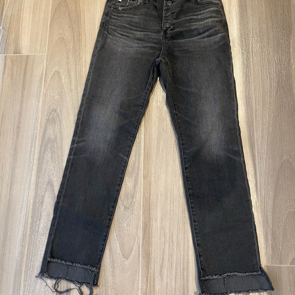 AG Isabelle High Rise Crop Jeans New 28